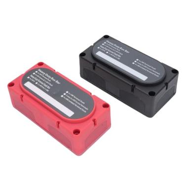 Imagem de FTVOGUE Barramento de Distribuição de Energia do Bloco Terminal 150a de 12 Vias M8 Com Cobre de Liga de Zinco do Pc Retardador de Chama para o Marinho Automotivo Rv