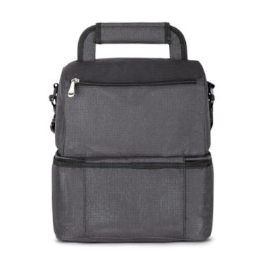 Imagem de Bolsa Térmica Cinza 2 em 1 com Alça Easy Summer – Prático, Funcional e Ideal para o Dia a Dia