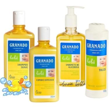 Imagem de Kit Granado Bebê Banho 250ml + Talco 100g