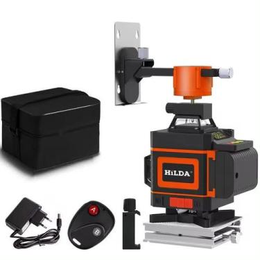 Imagem de Nível A Laser 16 Linhas 4d Hilda Profissional Com Display Digital De C