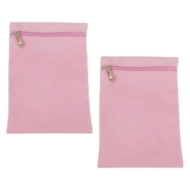 Imagem de CarpNettore 2x Bolso para celular com zíper, seguro, prático, leve e discreto, Pink L