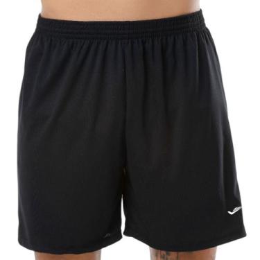 Imagem de Short Futebol Com Sunga Tamanho Especial Elite 1050 Masculino, Preto, 