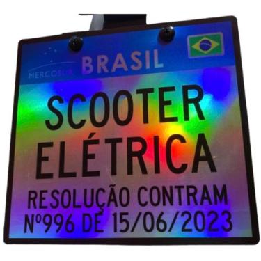 Imagem de Placa Decorativa Aluminio Moto Autopropelido Personalizada - genérica