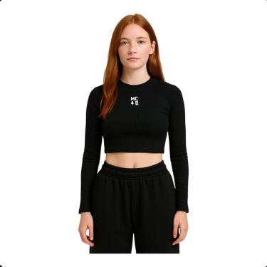 Imagem de BLUSA MCD CROPPED CANELADA-Feminino