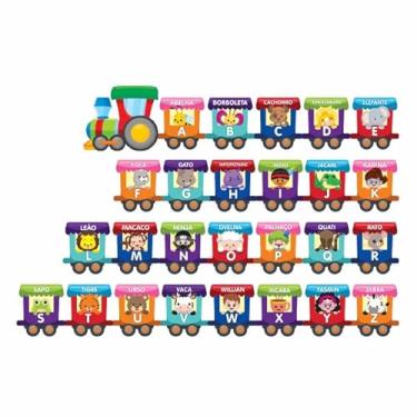 Imagem de PAINEL ESCOLAR ALFABETO TRENZINHO