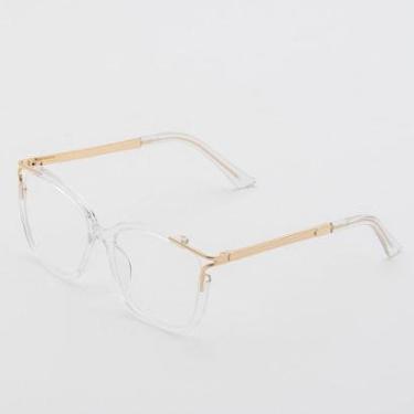 Imagem de Armação Óculos de Grau Feminina Acetato Quadrada/ Celine- Óculos Sunrise-Feminino