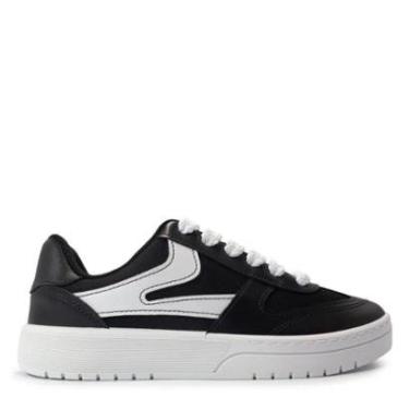 Imagem de Tênis Moleca Feminino 5791.113 Preto/Branco-Feminino