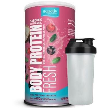 Imagem de Body Protein Isolado Fresh 450g Coqueteleira - Equaliv-Unissex