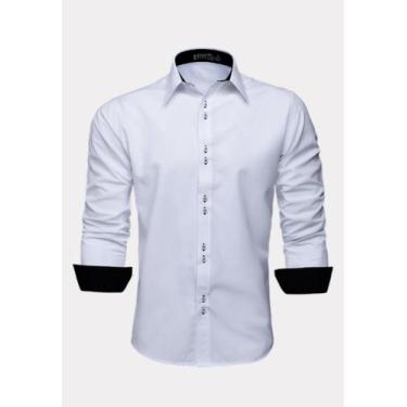 Imagem de Camisa Social Masculina Moda Maior Homens Plus Size - LORD FINESSE CAM