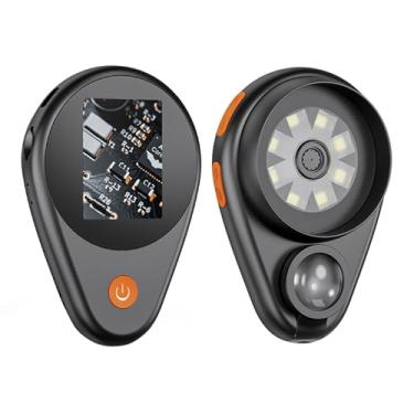 Imagem de LiebeWH Microscópio Digital e Microscópio Portátil Portátil Com Tela IPS de 2 Polegadas - Ampliação de 500X, 8 Luzes LED, Kit de Experimento Científico (Preta)