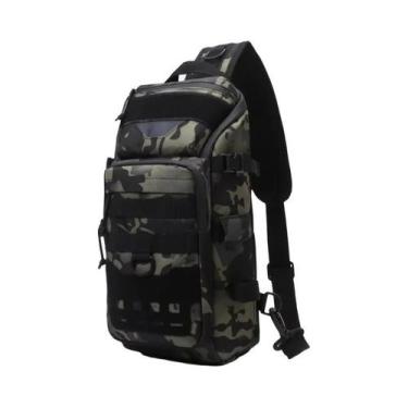 Imagem de Mochila Tática Masculina Para Pesca, Bolsa De Peito Esportiva, Mochila
