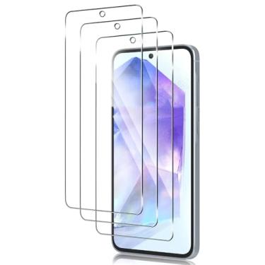 Imagem de Para Samsung Galaxy A54 5G, 3 PCs Vidro Temperado Protetor de Tela Filme