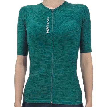 Imagem de Camiseta Ciclismo Unissex Power Mescla Verde WV Team-Unissex