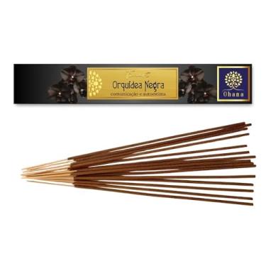 Imagem de Incenso Ohana Finest Diversas Fragrâncias Caixa C/ 15 Vareta Fragrância Orquidea Negra - Oferta