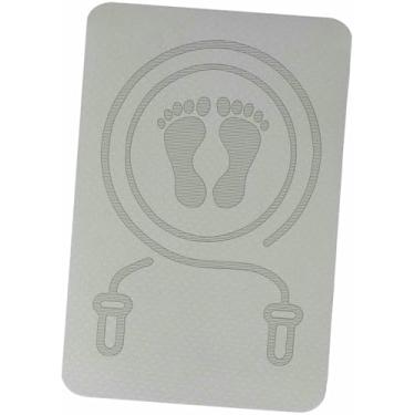 Imagem de Tapete de corda de pular antiderrapante para exercícios internos e externos, protege o chão e a corda, tapete de exercícios com 8 mm de espessura