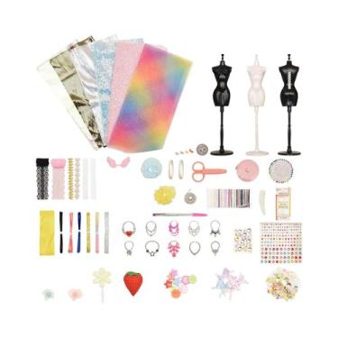 Imagem de Kit De Artesanato Para Roupas De Boneca DIY Para Crianças, Presente Cr