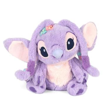 Imagem de Bolsa Mochila Infantil de Pelúcia Angel Stitch