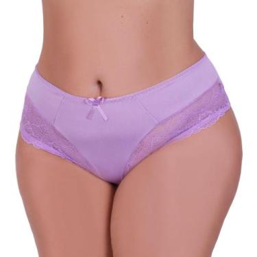 Imagem de Calcinha Plus Size com detalhe de Renda Tanga Grande -c7 CALCINHA VALÉ