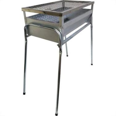 Imagem de Churrasqueira Galvanizada Dalben Nobre Espetinho 30X50X70Cm 58
