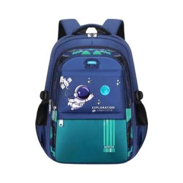 Imagem de Mochila De Astronauta Para Meninos Impermeável Mochila Escolar Infanti