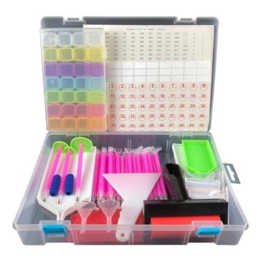Imagem de Kit Ferramentas E Acessórios Pintura De Diamante 5d 128pcs