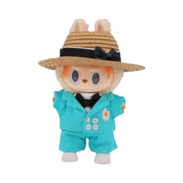 Imagem de G-Dragon Labubu: Roupinhas De Bebê Para Boneca De Pelúcia De 17cm, Pin