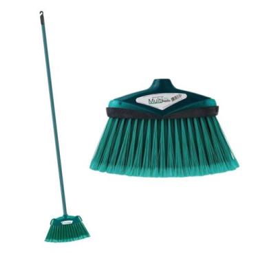 Imagem de Vassoura Multiuso Plástica Com Cabo 1,40Cm Superpro Verde - BETTANIN