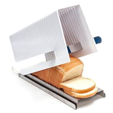 Imagem de Dispositivo Para Fatiar Pães Imeca Em Aço Inox Com Tampa Poliestireno 1075