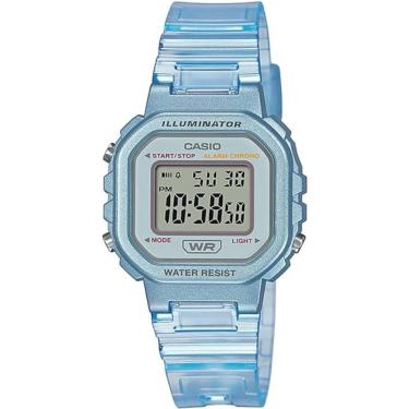 Imagem de Relógio Casio Masculino Ref:La-20whs-2adf Infantil Digital Azul Translúcido