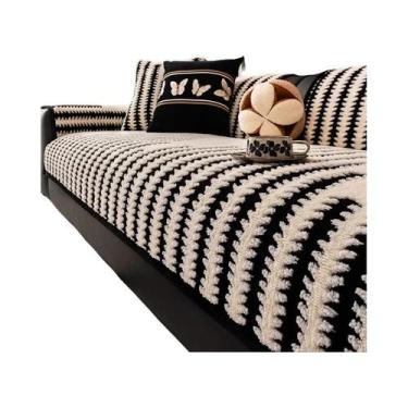 Imagem de Capa De Sofá Universal Quente Em Jacquard Antiderrapante Para Sala De 