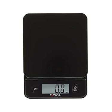 Imagem de Taylor Precision Products Escala de vidro para alimentos com botões de controle de toqu...