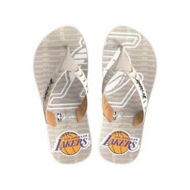 Imagem de Chinelo Rider Street Duo Nba Duo Dedo Licenciado Original Cor:Lakers -