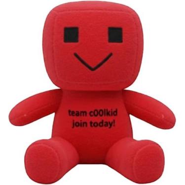 Imagem de Brinquedo de pelúcia de pelúcia, desenho animado vermelho, algodão mac