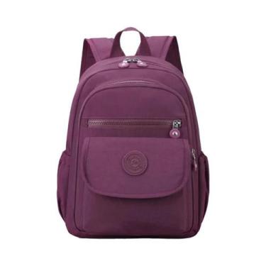 Imagem de Mochila feminina leve e elegante de grande capacidade preta com alças 