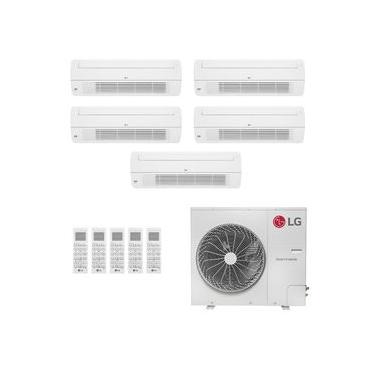 Imagem de Ar-Condicionado Multi Split Inverter LG 52.000 (5x Evap Cassete 1 Via 12.000) Só Frio 220V