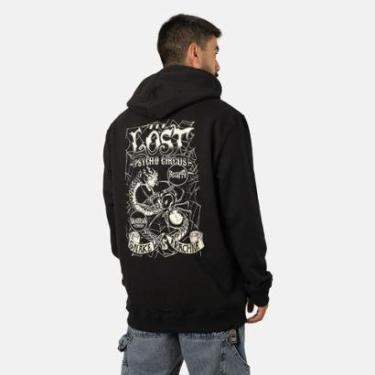 Imagem de Moletom Canguru Lost Psycho Circus Snake-Masculino
