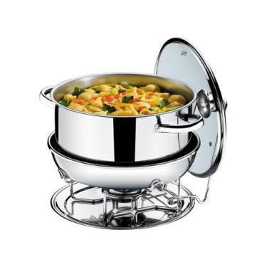 Imagem de Rechaud Inox Brinox Redondo 5 Peças - Plátanos 1041/231