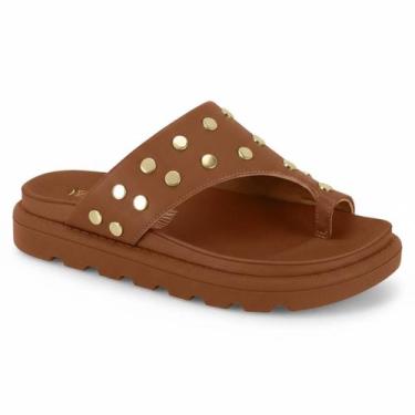 Imagem de Sandália Vizzano Casual Slide de Dedo Feminino Confortável Original -,