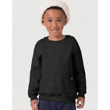 Imagem de Blusão Moletom Quentinho Punho Dia a Dia Frio Elegante Moda Inverno - Menino 1 a 4 anos-Masculino