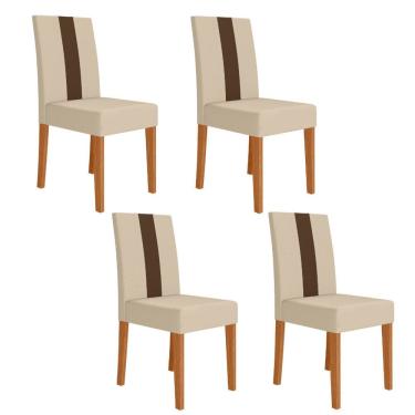 Imagem de Conjunto 4 Cadeiras Linea Poliman Moveis