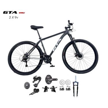Imagem de Bicicleta Aro 29 Gta Start Aluminio Kit 2x9 Gta Sunrun K7 Garfo com Trava Freio Disco-Unissex
