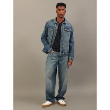 Imagem de Jaqueta Jeans Over Recorte Manga-Masculino