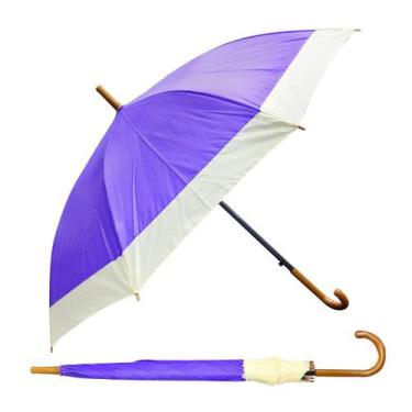 Imagem de Guarda chuva sombrinha automático 8 varetas - QUERO PRESENTEAR, Lilás