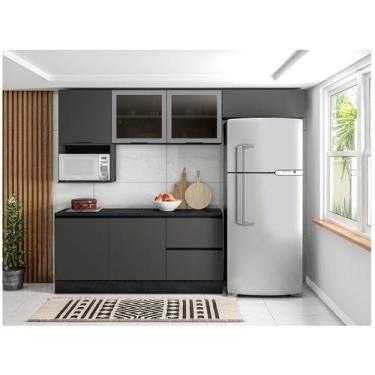 Imagem de Cozinha Completa 6 Peças Etna Poliman, Grafite