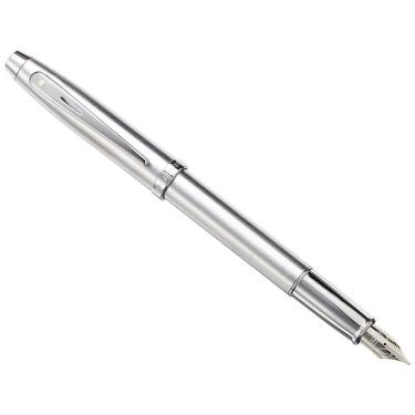 Imagem de Caneta Tinteiro com Escrita Suave Ponta Média e Estojo, SHEAFFER E0930643 30, Prateado