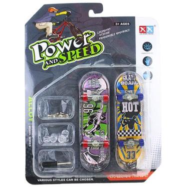 Imagem de Fingerboard Mini Skate de Dedo 2 un com Acessórios - Msb Presentes