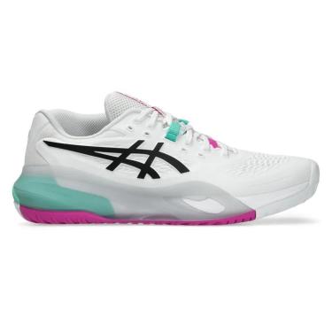 Imagem de Tênis Asics Gel Resolution X Branco e Verde Masculino-Masculino