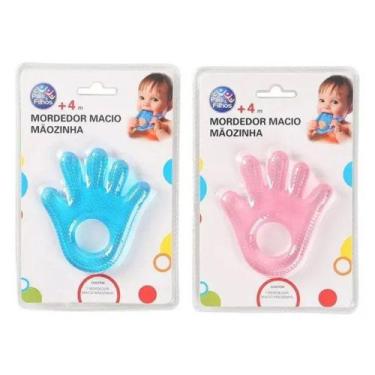 Imagem de Mordedor Infantil Macio Maozinha Sortido - Pais E Filhos, Rosa