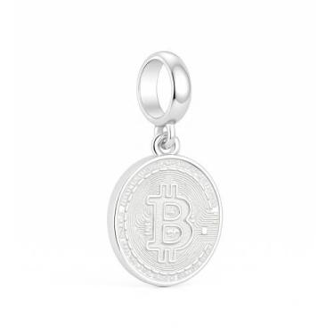 Imagem de Berloque Bitcoin Cripto em Prata 925 - MIT Joias