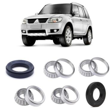 Imagem de Rolamentos Diferencial Dianteiro Mitsubishi Pajero TR4 Automática Kit 